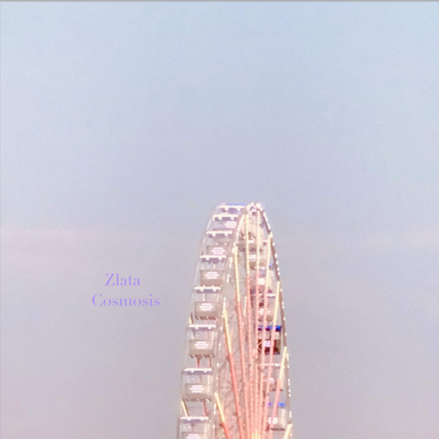 pastel image with a ferris wheel